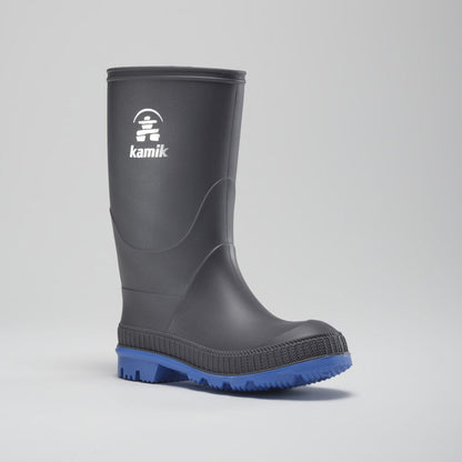 Charcoal-Blue : Stomp Kids' Rain Boots - Main View