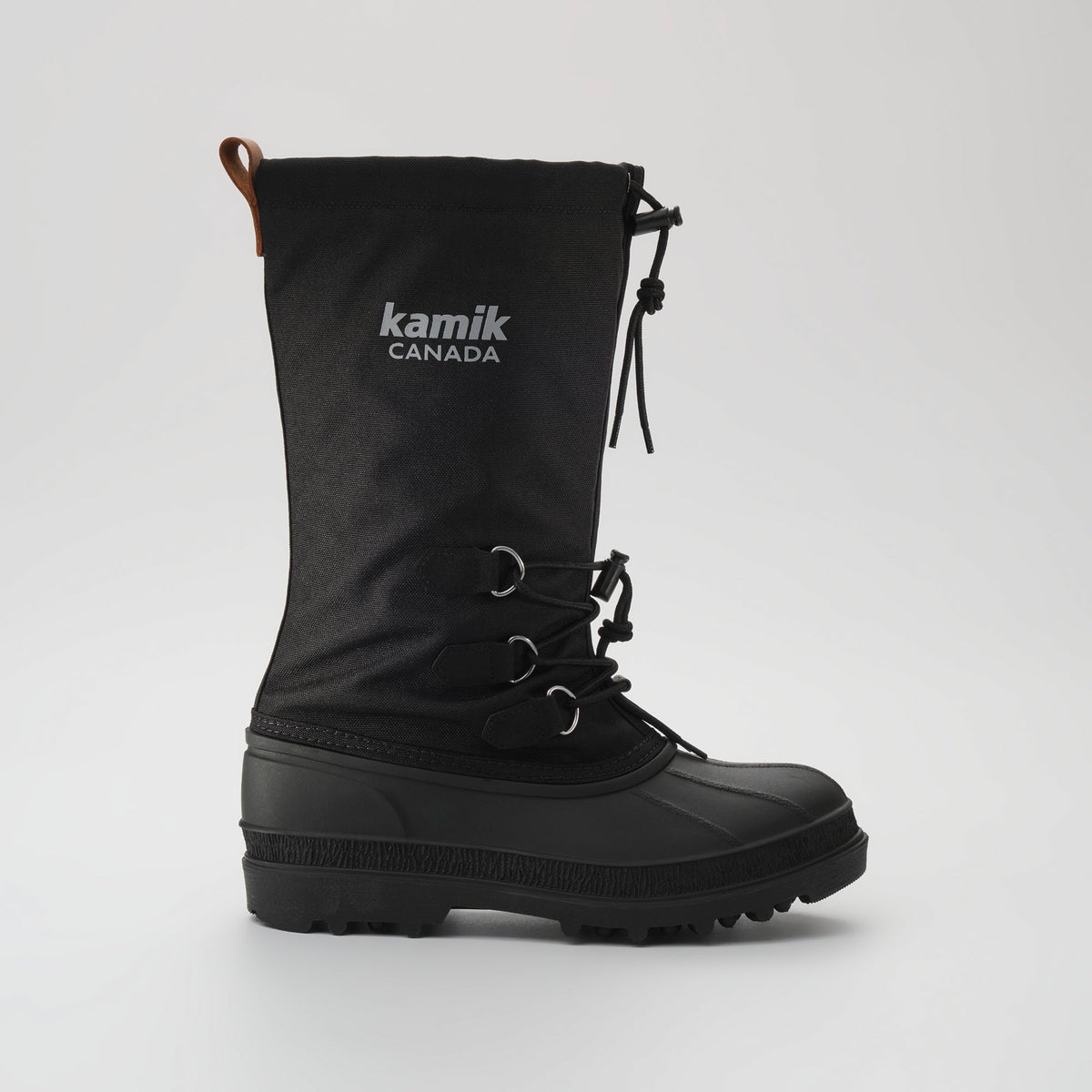 Black : Canuck Men's Winter Boots - Side View