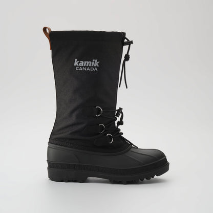 Black : Canuck Men's Winter Boots - Side View