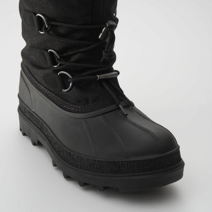 Black : Canuck Men's Winter Boots - Three-Quarter Front View