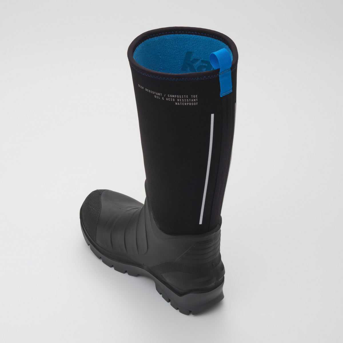 Black : Field Day Pro Men's Work Boots - Left Back View