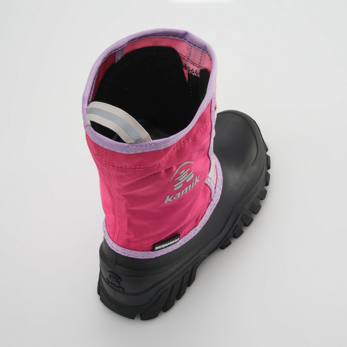 Pink : Freezie Kids Winter Boots - Three-Quarter Top View