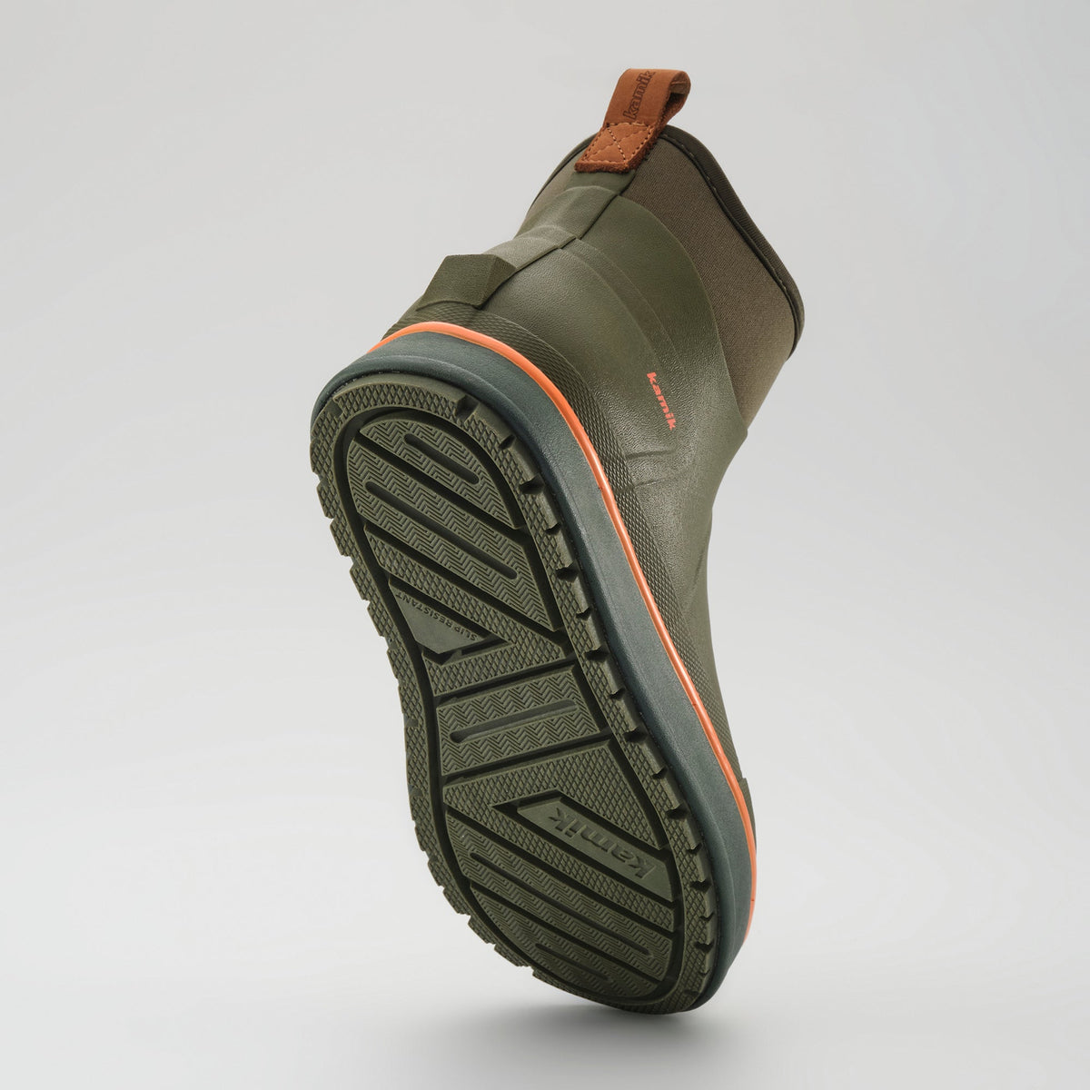 Dark Olive : Lowtide Women's Rain Boots - Outsole View