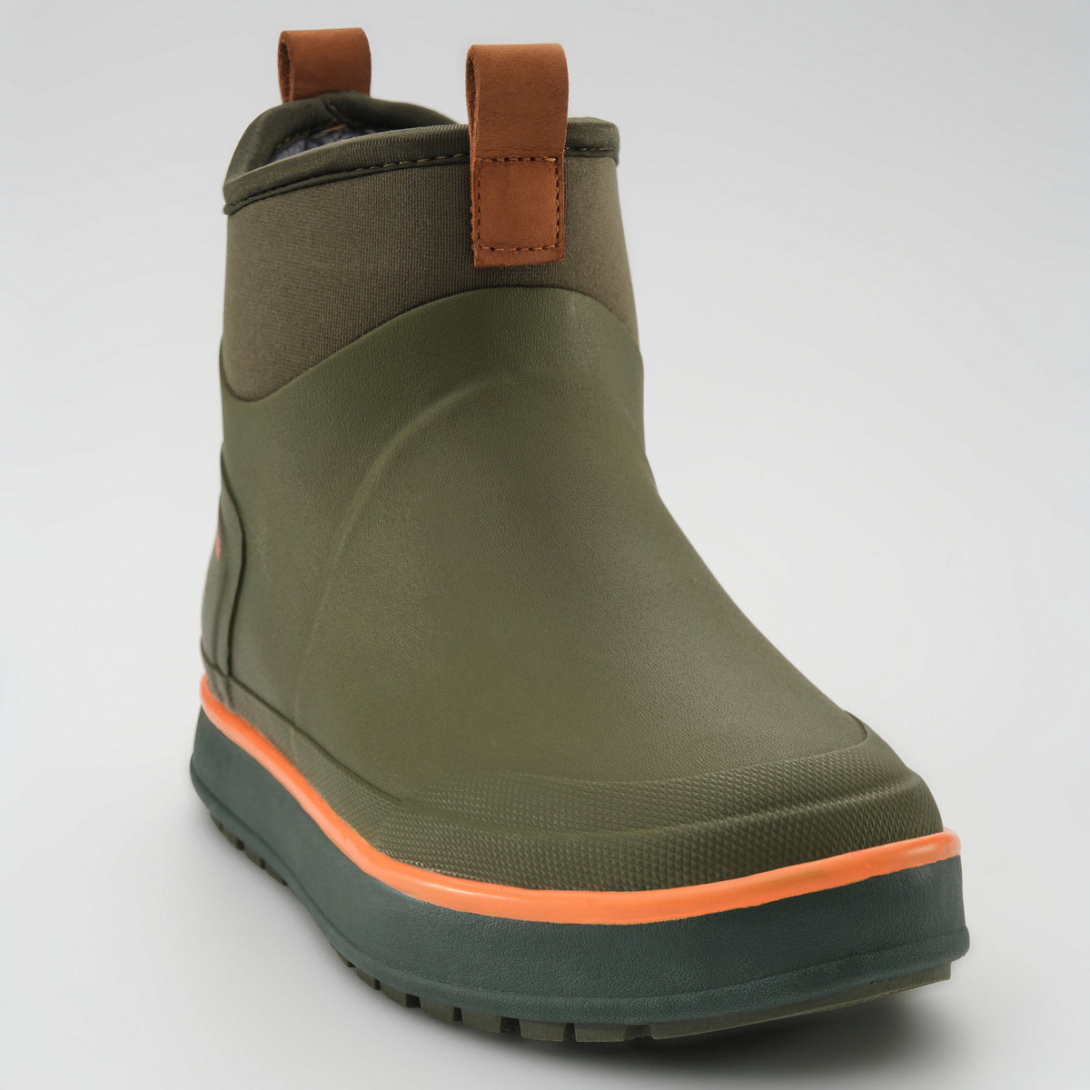 Dark Olive : Lowtide Women's Rain Boots - Three-Quarter Front View