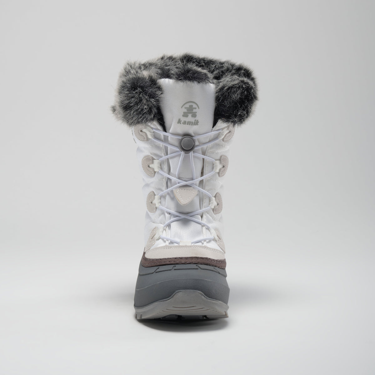 White : Momentum 3 Women's Winter Boots - Front View