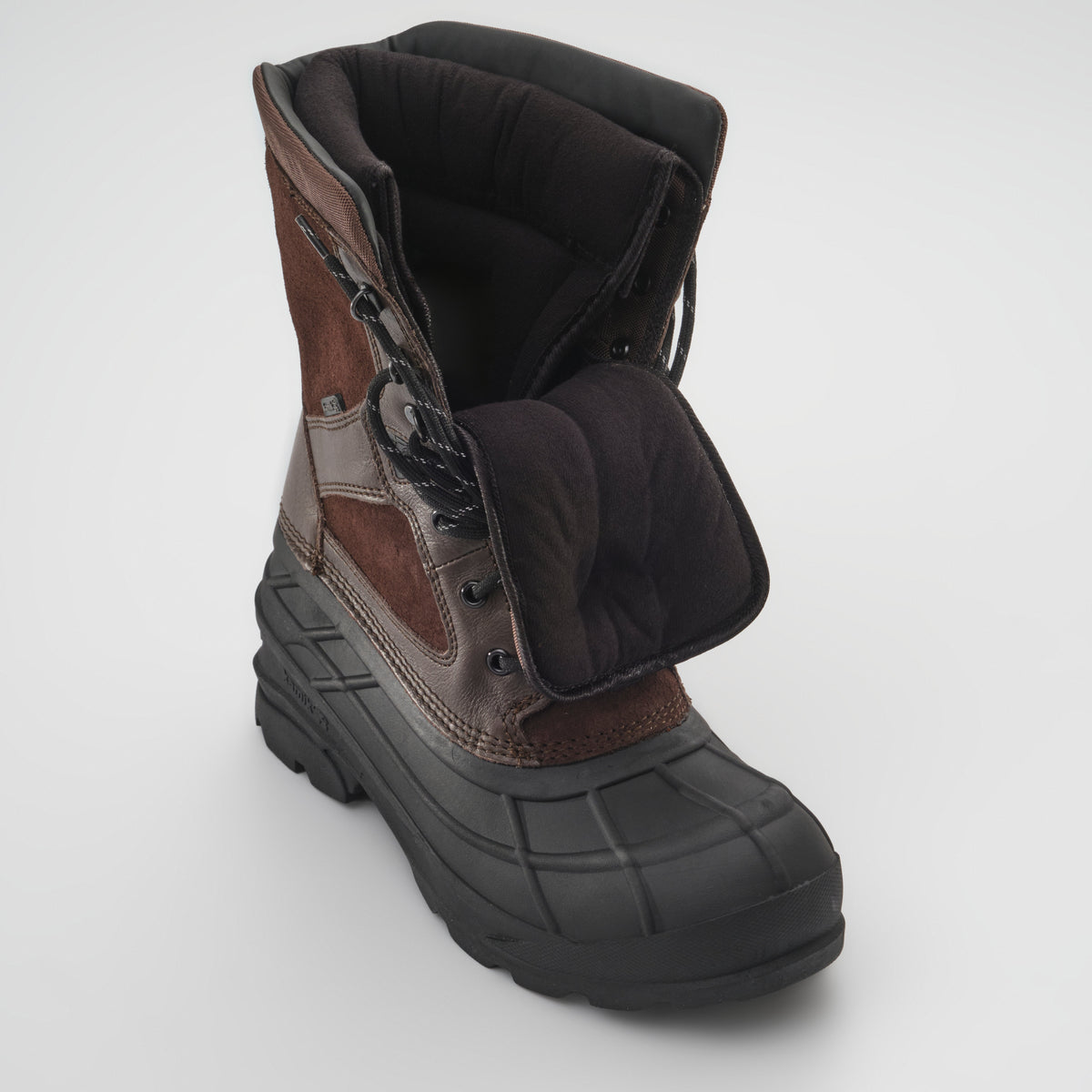Brown : Nation Plus Men's Winter Boots - Three-Quarter View