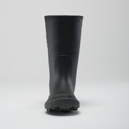 Black-Charcoal : Riptide Kids' Rain Boots - Front View