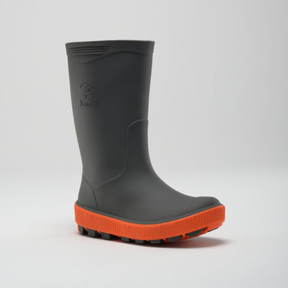 Charcoal : Riptide Kids' Rain Boots - Main View