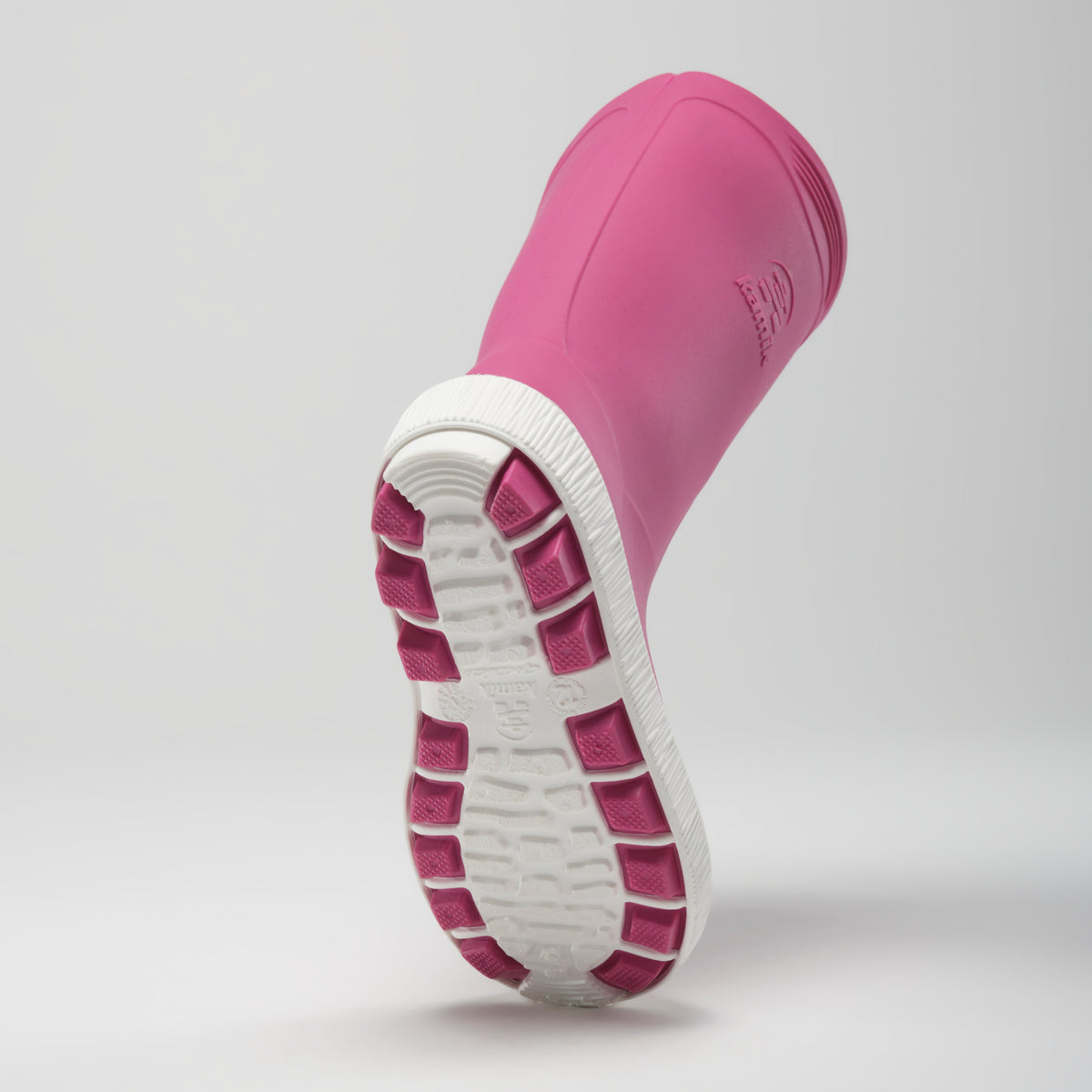Magenta : Riptide Kids' Rain Boots - Outsole View
