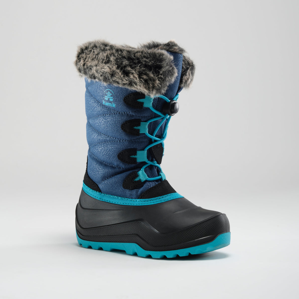 Navy : Snowangel Kids Winter Boots - Main View