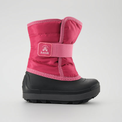 Magenta : Snowbug 7 Kids Winter Boots - Side View