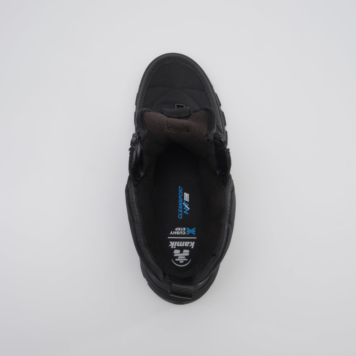 Black : Snowdon Low Wide Women's Winter Boots - Top View