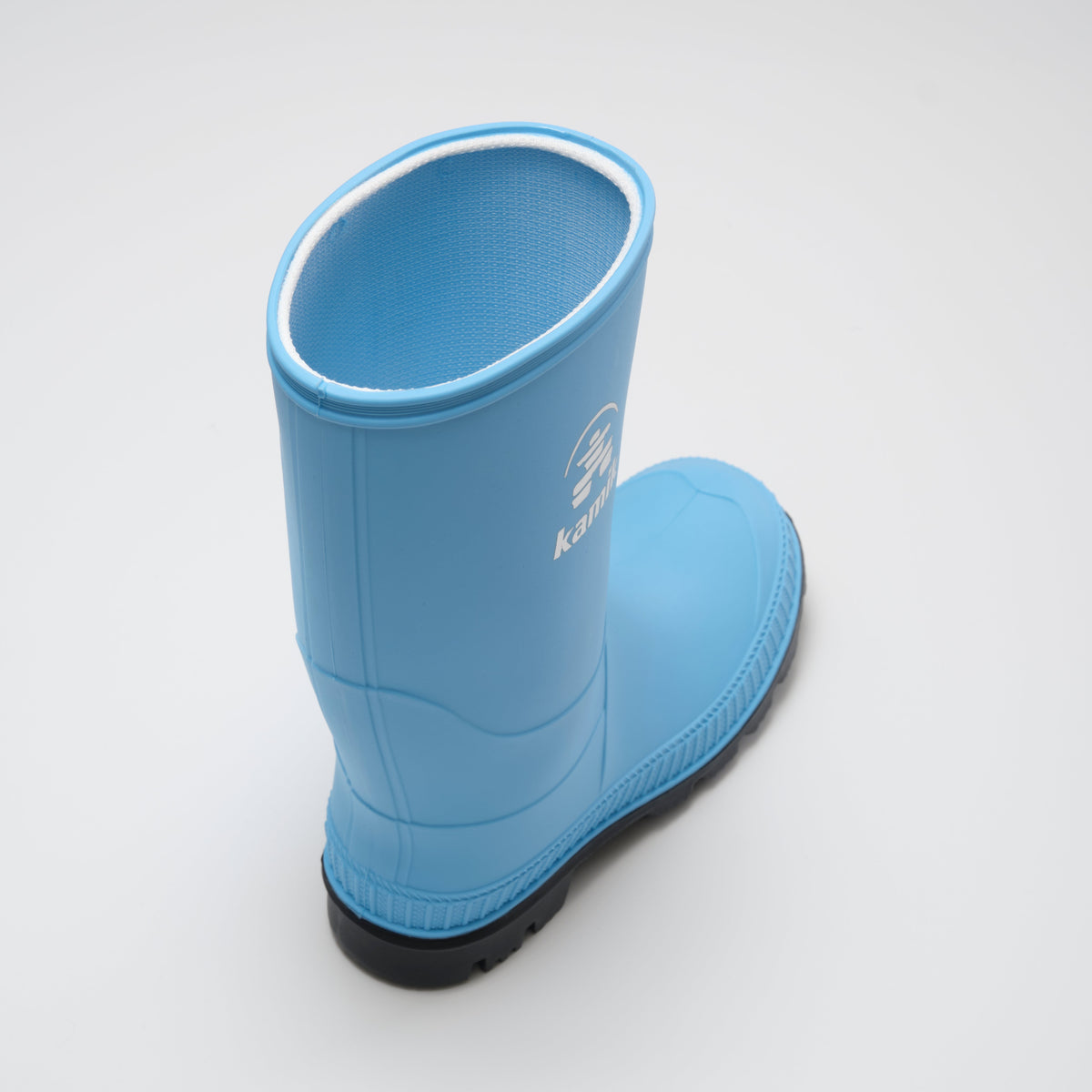 Sky Blue : Stomp Kids' Rain Boots - Top View