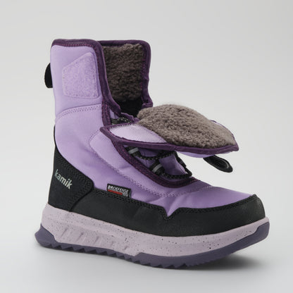 Lavender : Stormex EZ Kids Winter Boots - EZ-ON-OFF View