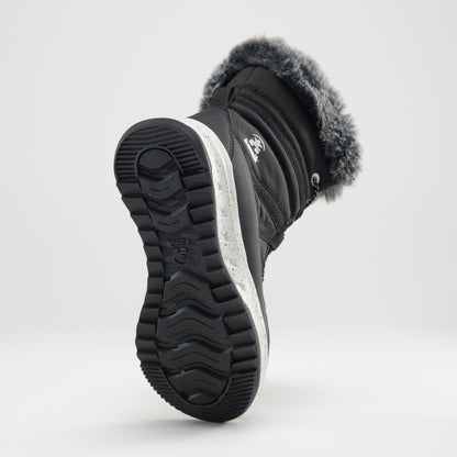 Black : Stormy F Kids Winter Boots - Outsole View