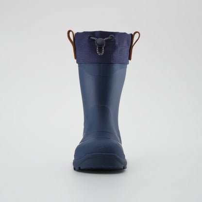 Deep Blue : Tundra Jr Kids Winter Boots - Front View