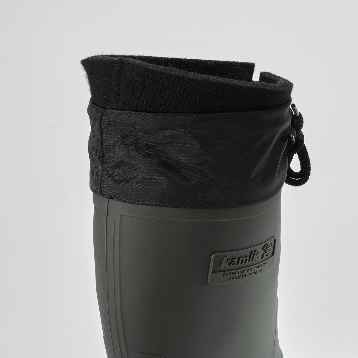 Khaki-Black : Work Horse Men's Work Boots - Liners View