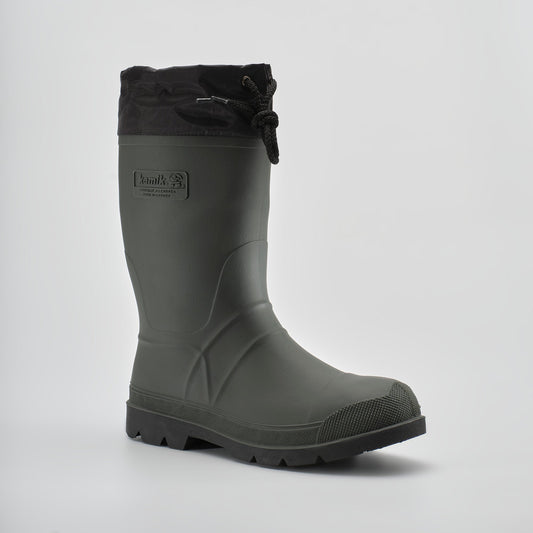 Khaki-Black : Work Horse Women's Work Boots - Main View