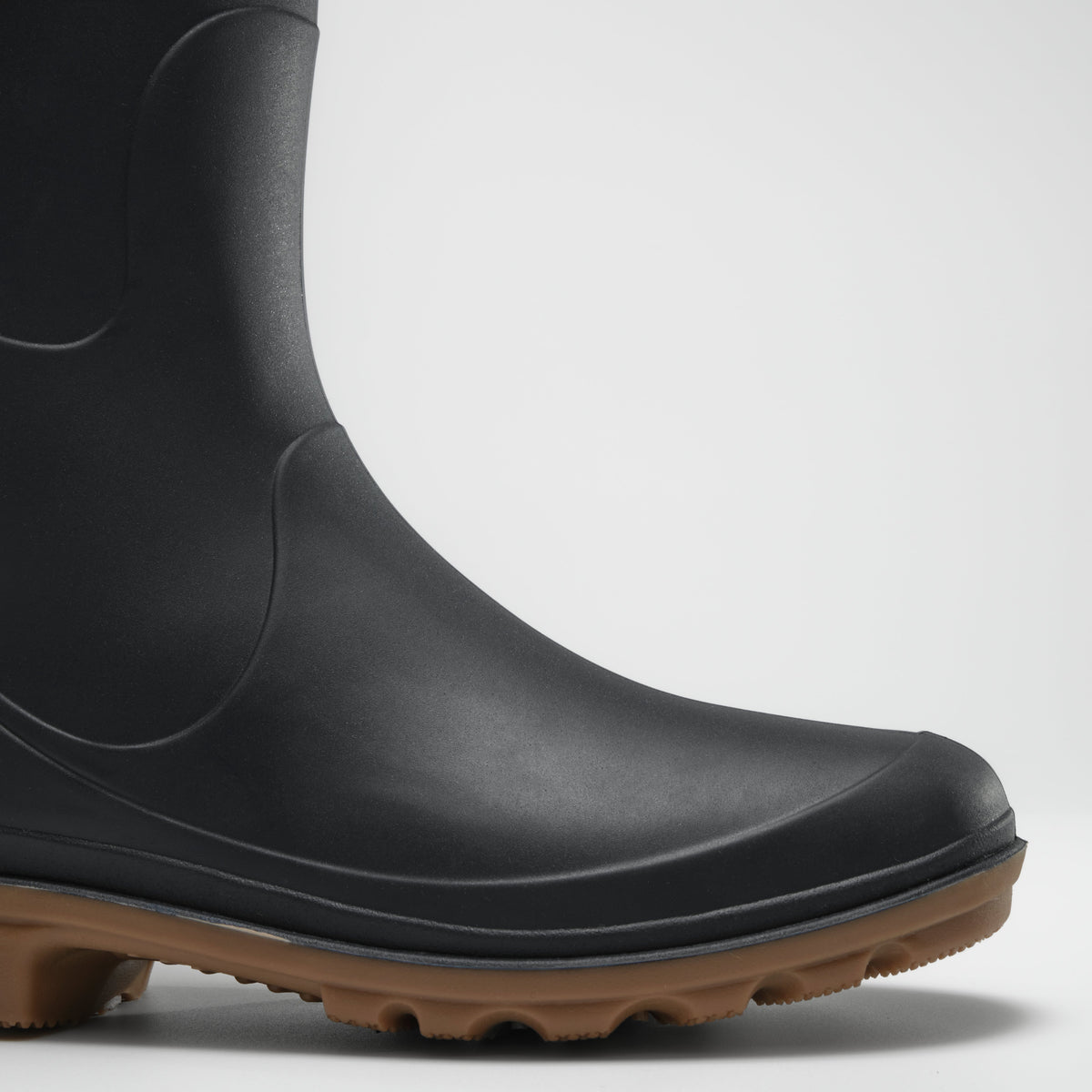 Navy : Miranda Women's Rain Boots - Side View Close-up